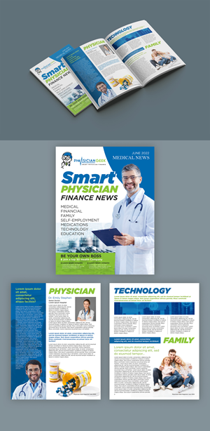 PhysicianGeek Magazine Design for a digital monthly magazine | Magazine Design by ZeneFashions