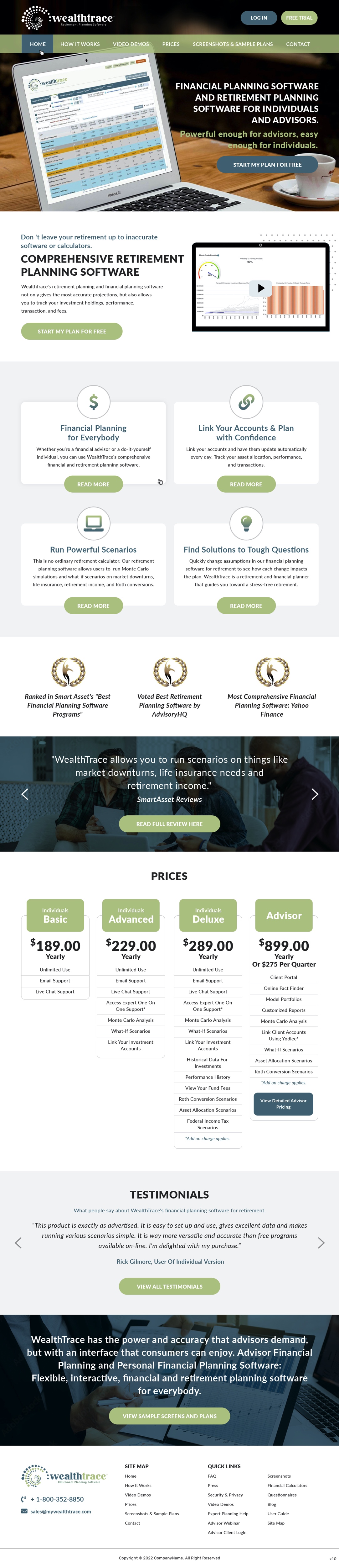 Web Design par pb pour WealthTrace | Design #28702931