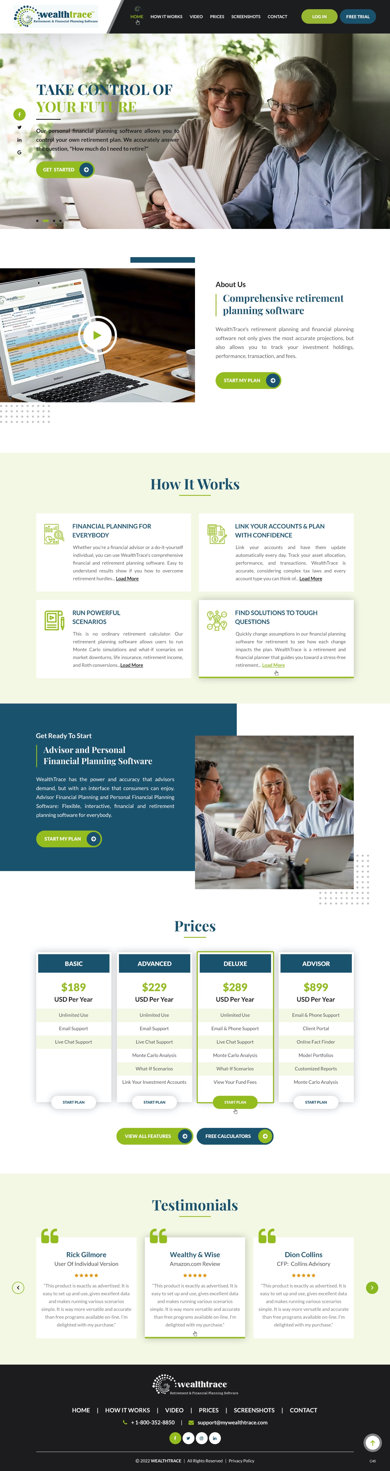 Diseño Web por pb para WealthTrace | Diseño #28706992