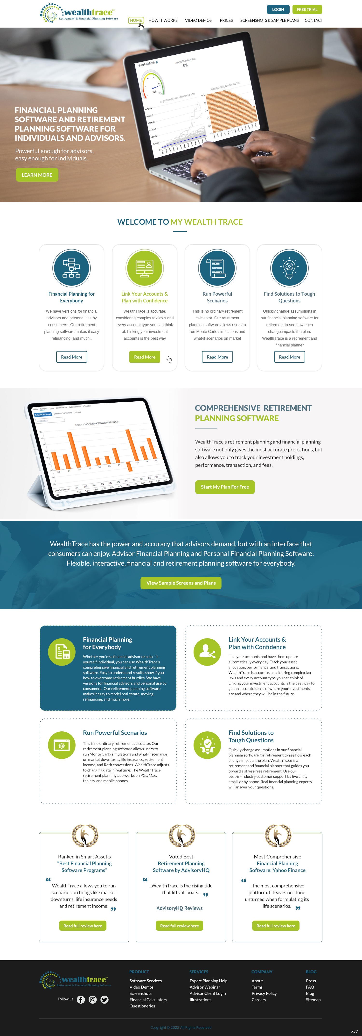 Diseño Web por pb para WealthTrace | Diseño #28726098