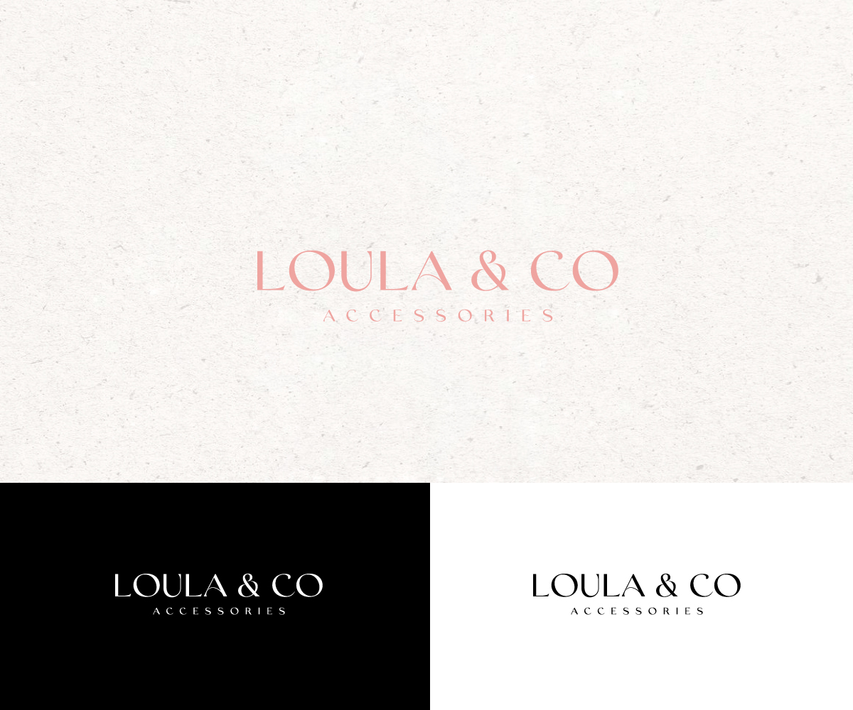 Logo Design by sol design2 for LOULA & CO. Accessories | Design #28697868