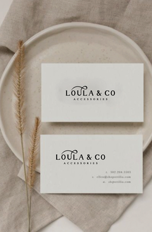 Logo Design by sol design2 for LOULA & CO. Accessories | Design: #28703488
