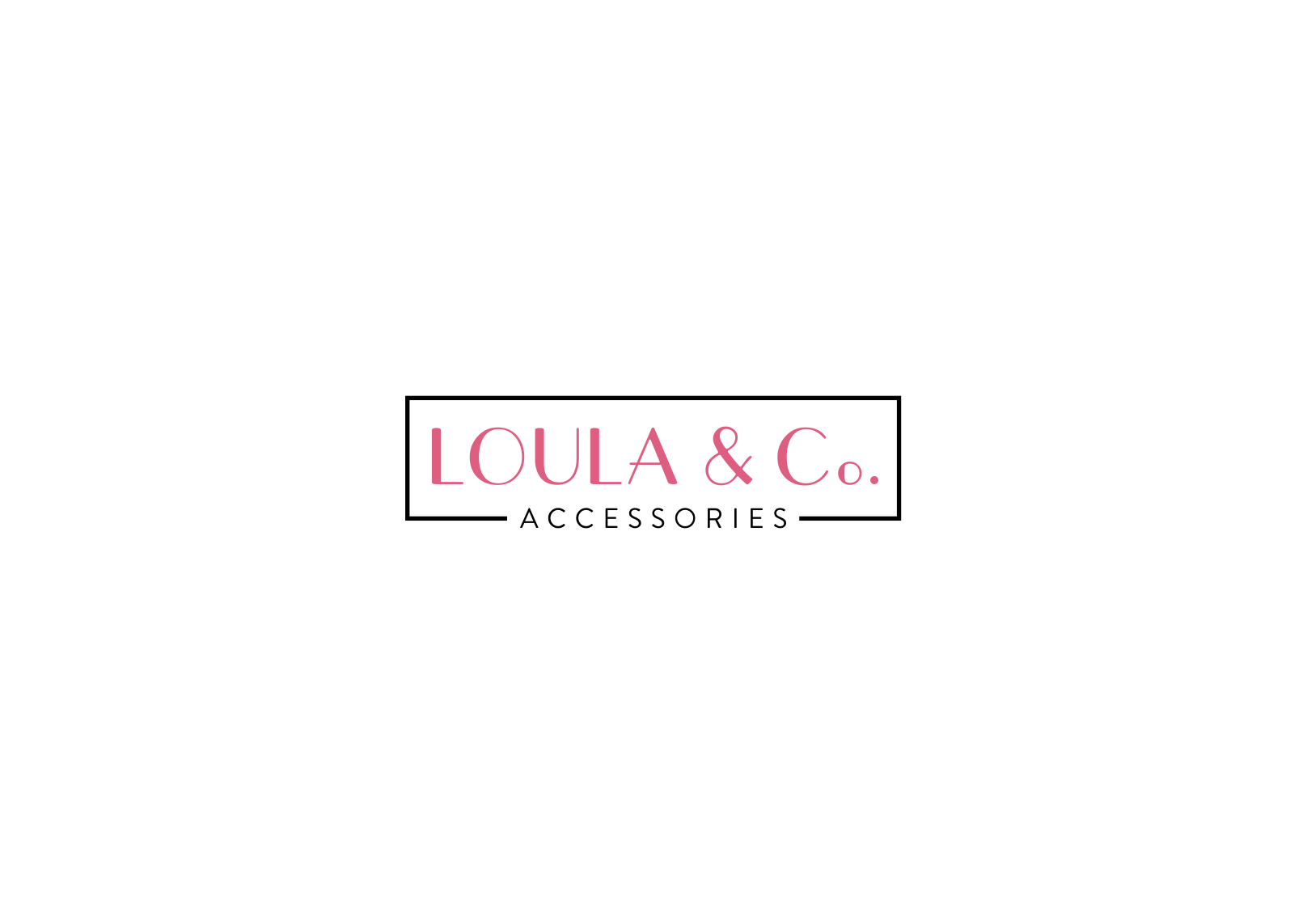 Diseño de Logo por Atiek para LOULA & CO. Accessories | Diseño #28700514