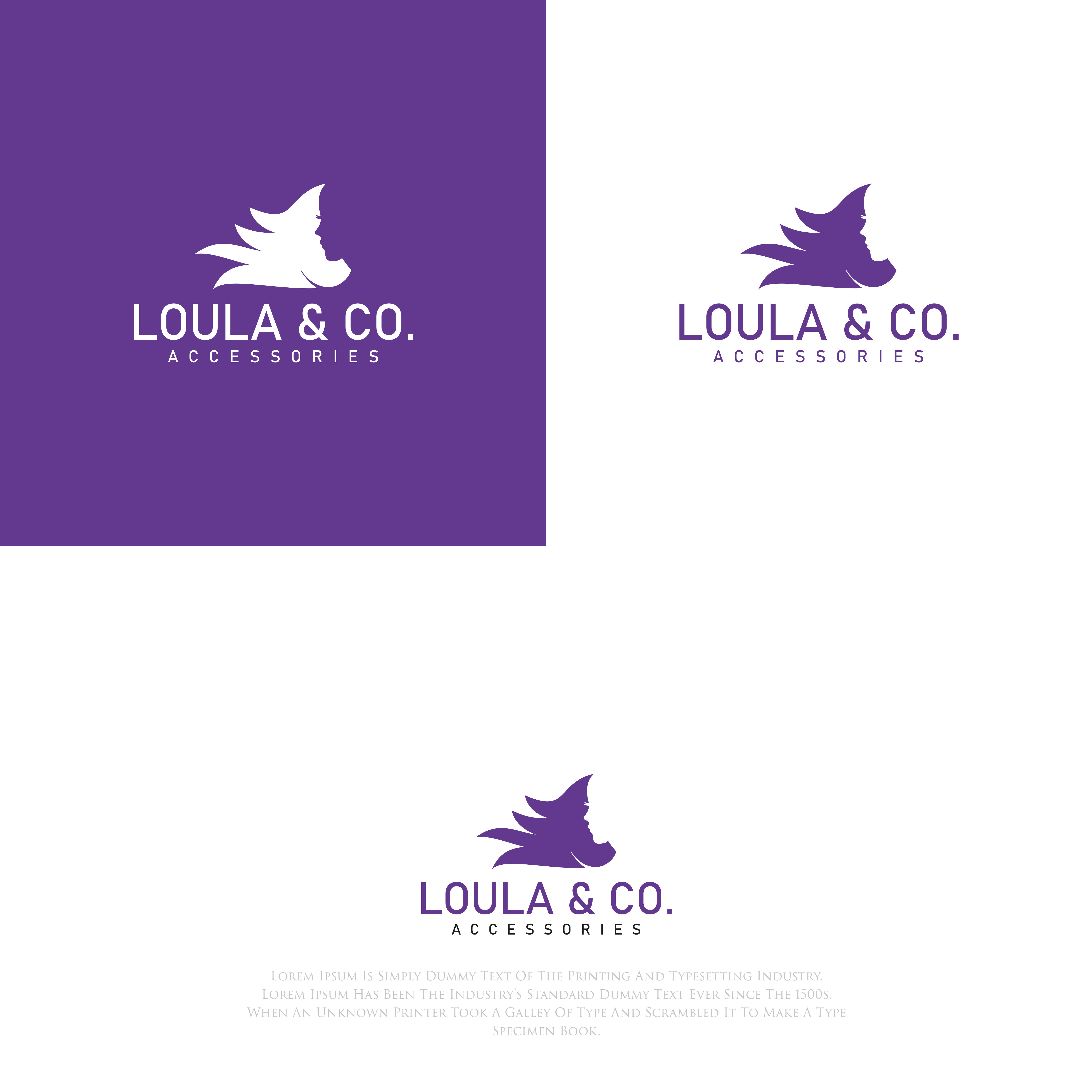 Logo Design by Ajit Dhiman for LOULA & CO. Accessories | Design #28700283