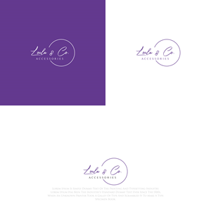 Logo Design by Ajit Dhiman for LOULA & CO. Accessories | Design: #28700287