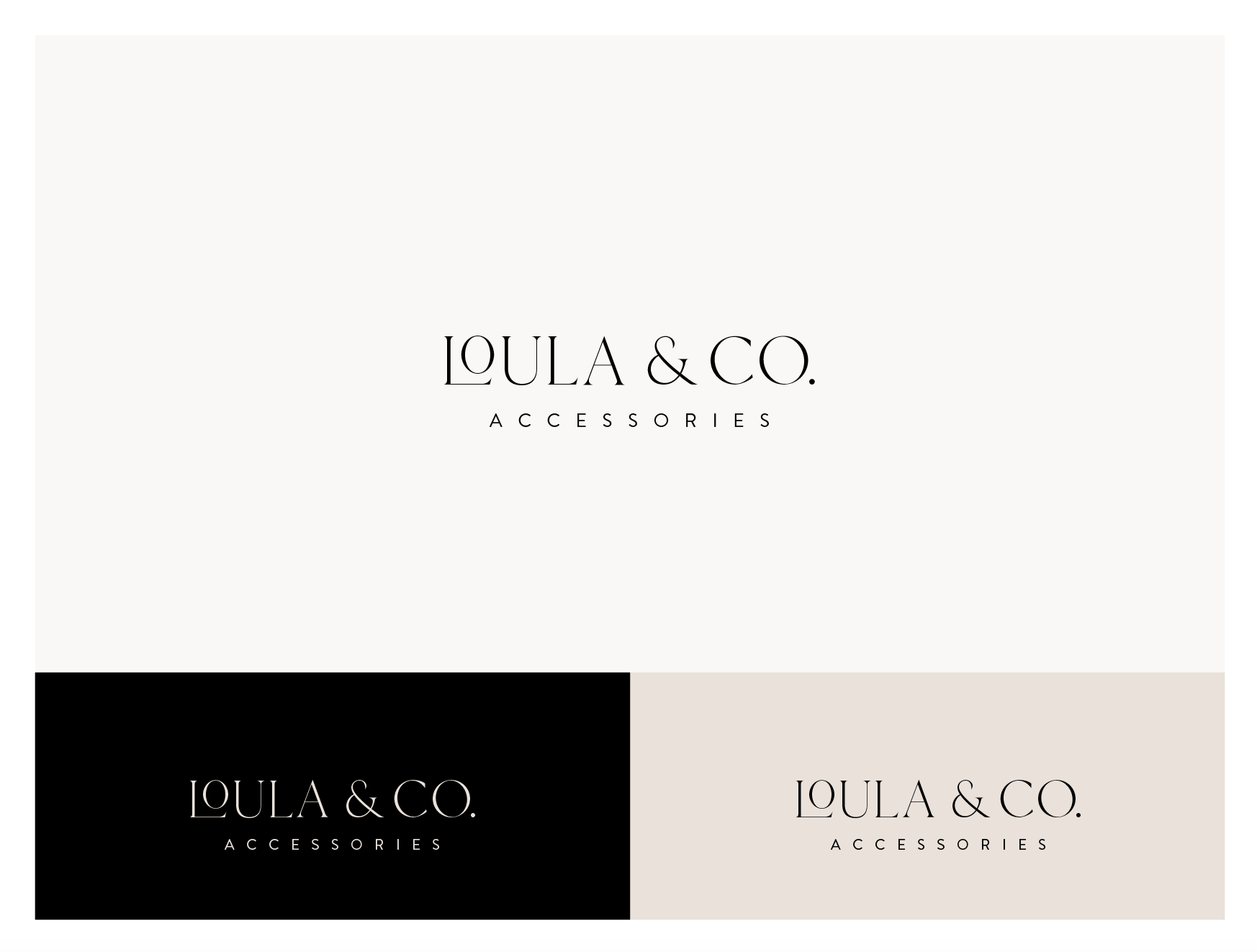 Logo Design by wonderland for LOULA & CO. Accessories | Design #28698390