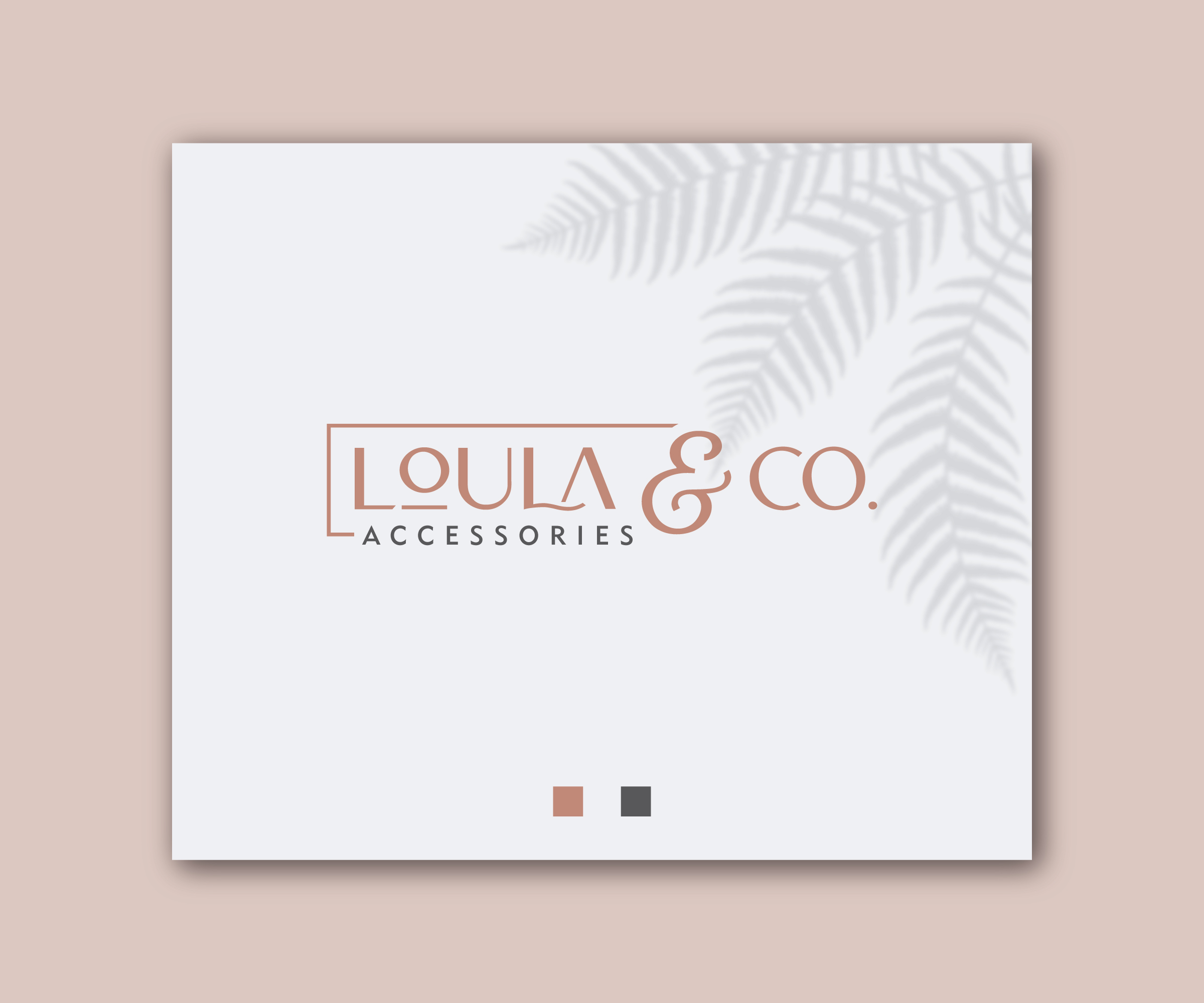 Logo Design by ecorokerz for LOULA & CO. Accessories | Design #28703381
