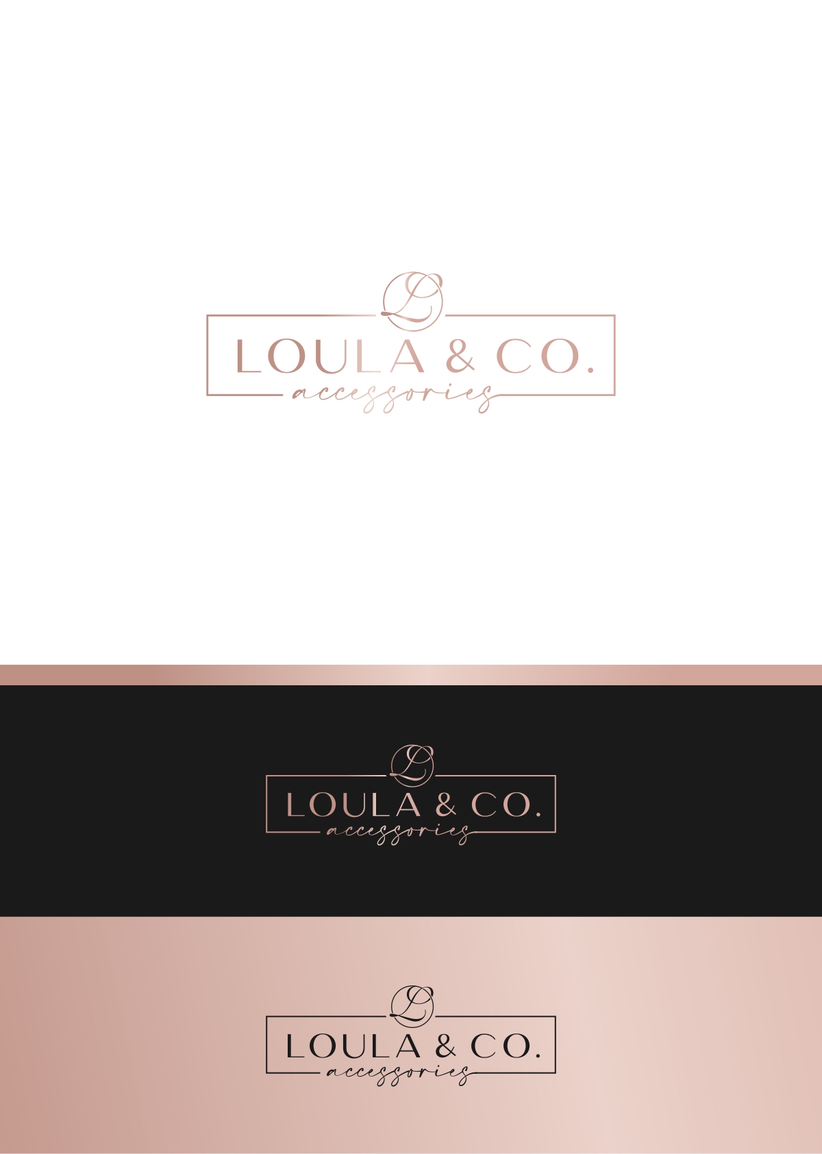 Logo Design by ecorokerz for LOULA & CO. Accessories | Design #28703718