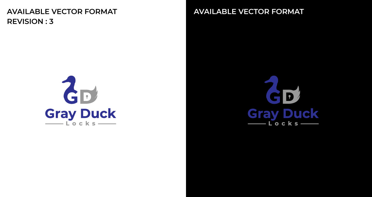 Logo Design by RS_Design for Gray Duck Security LLC | Design #28703214