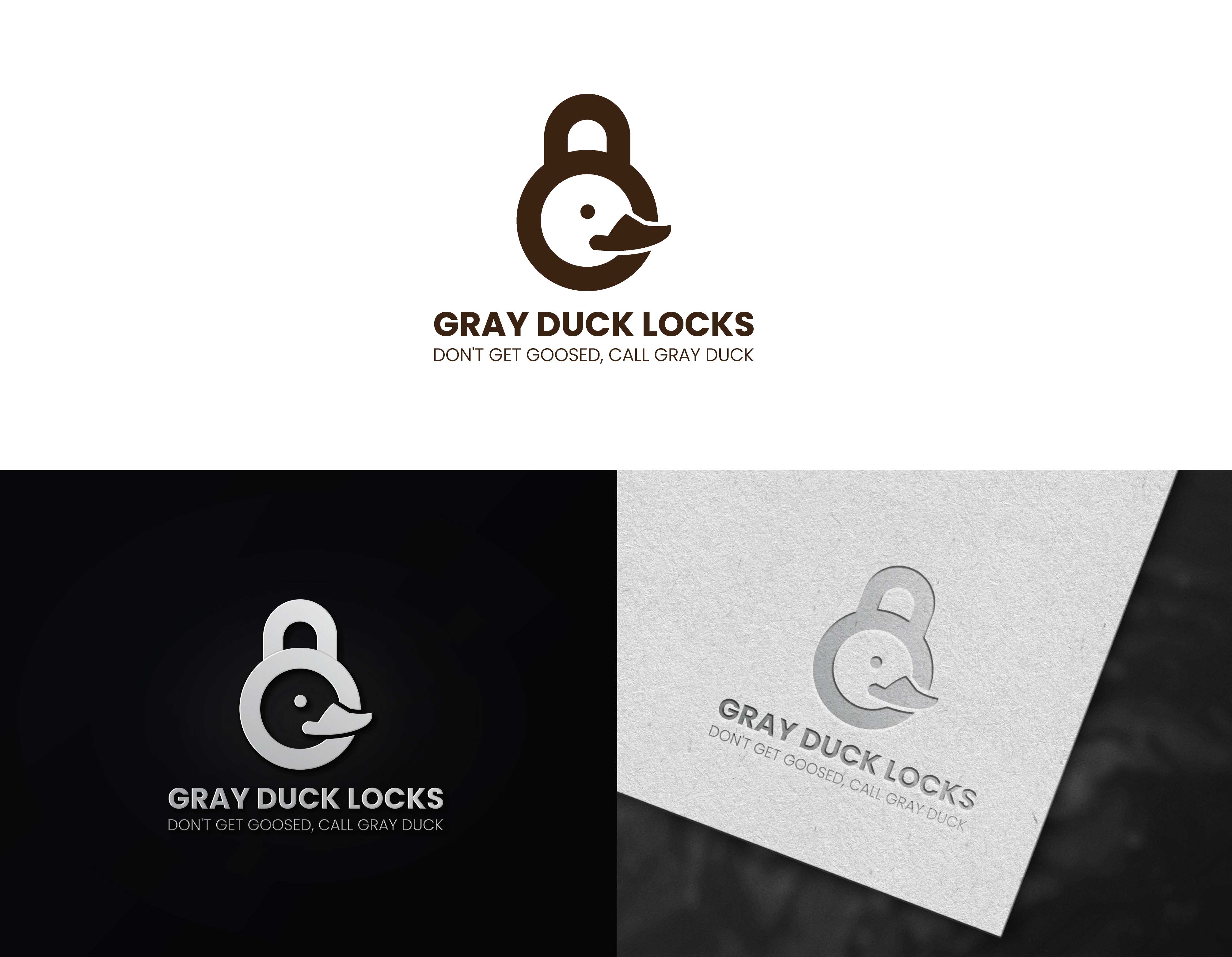 Logo Design by Graphica Studio for Gray Duck Security LLC | Design #28700098