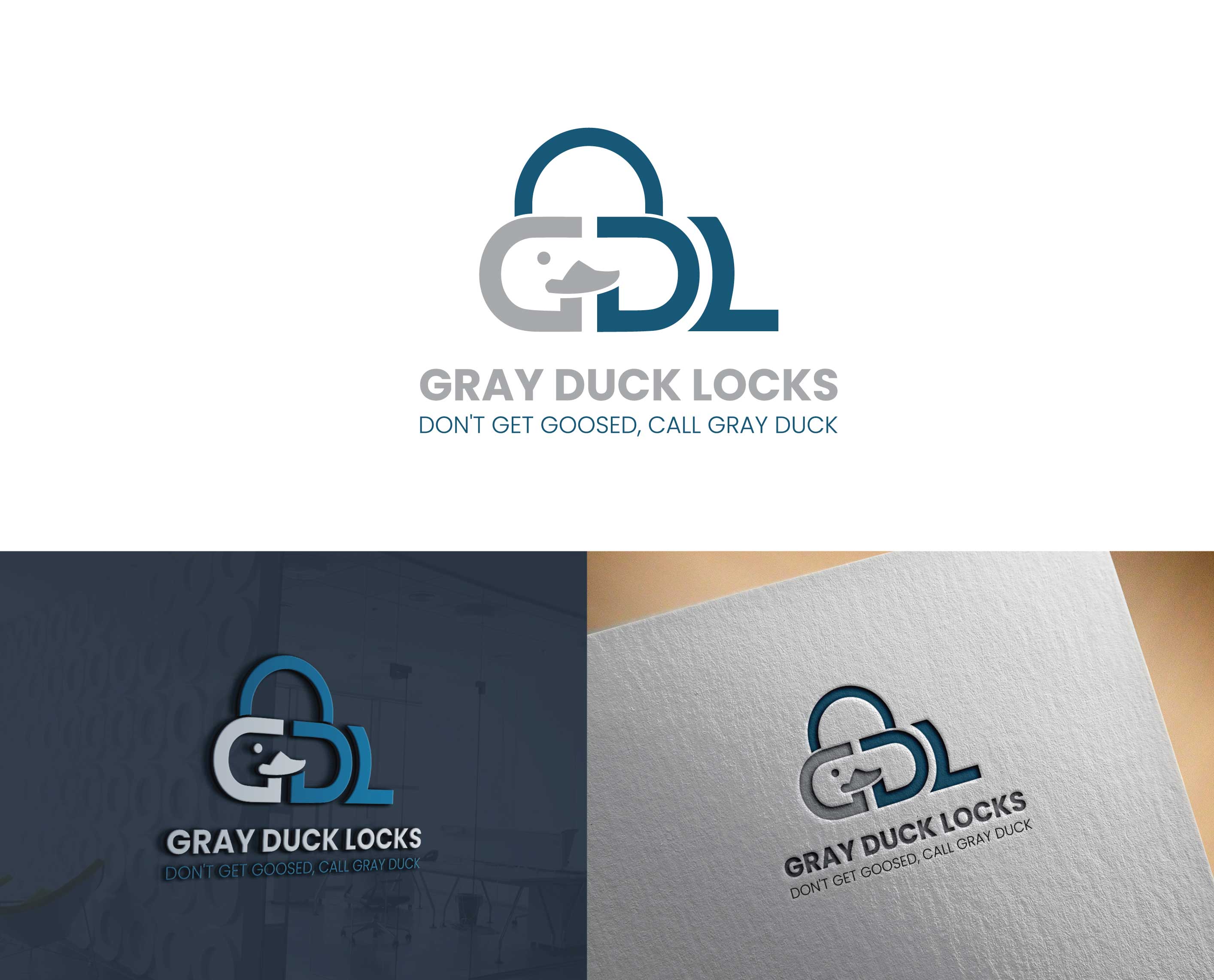 Logo Design by Graphica Studio for Gray Duck Security LLC | Design #28700249