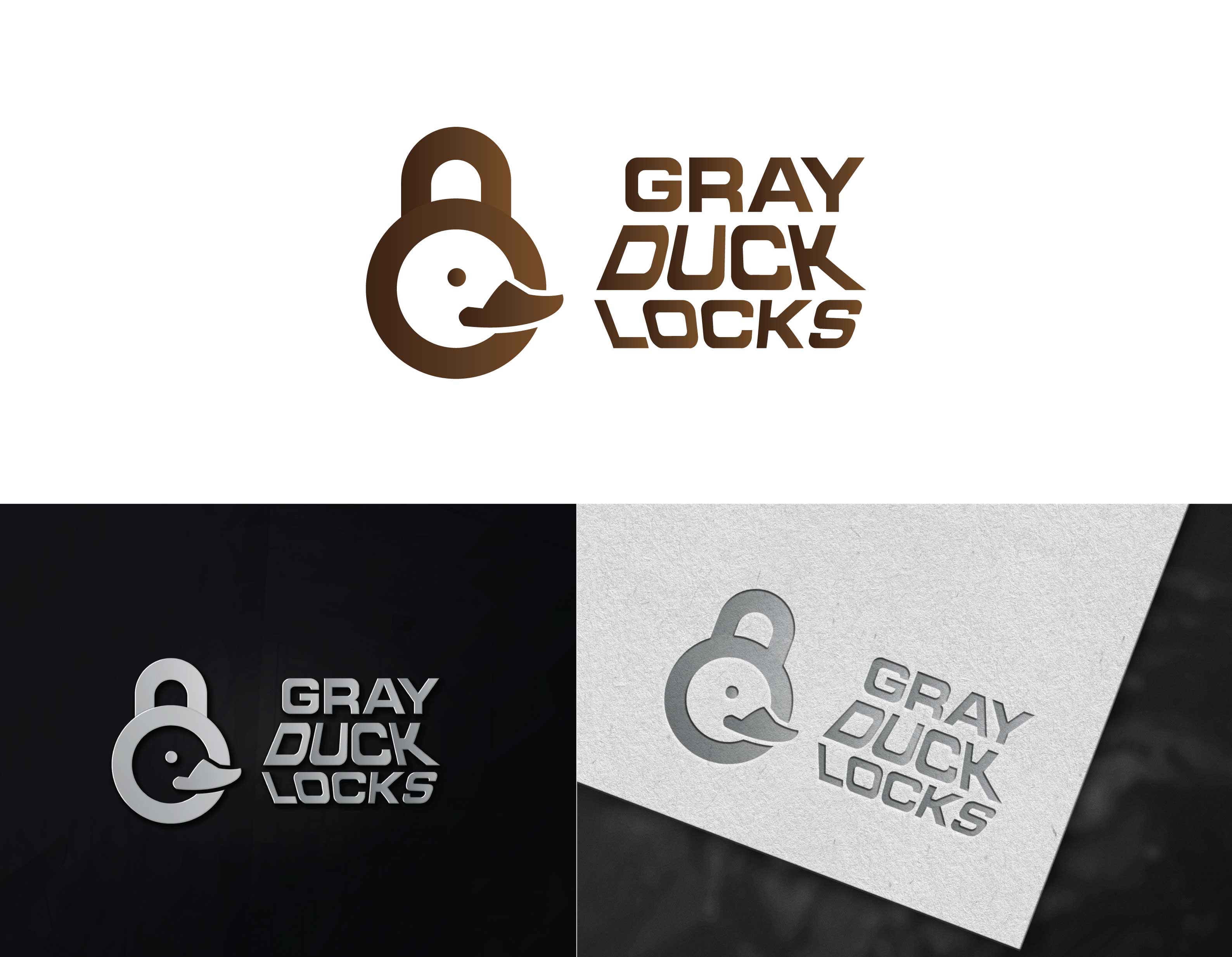 Logo Design by Graphica Studio for Gray Duck Security LLC | Design #28792742