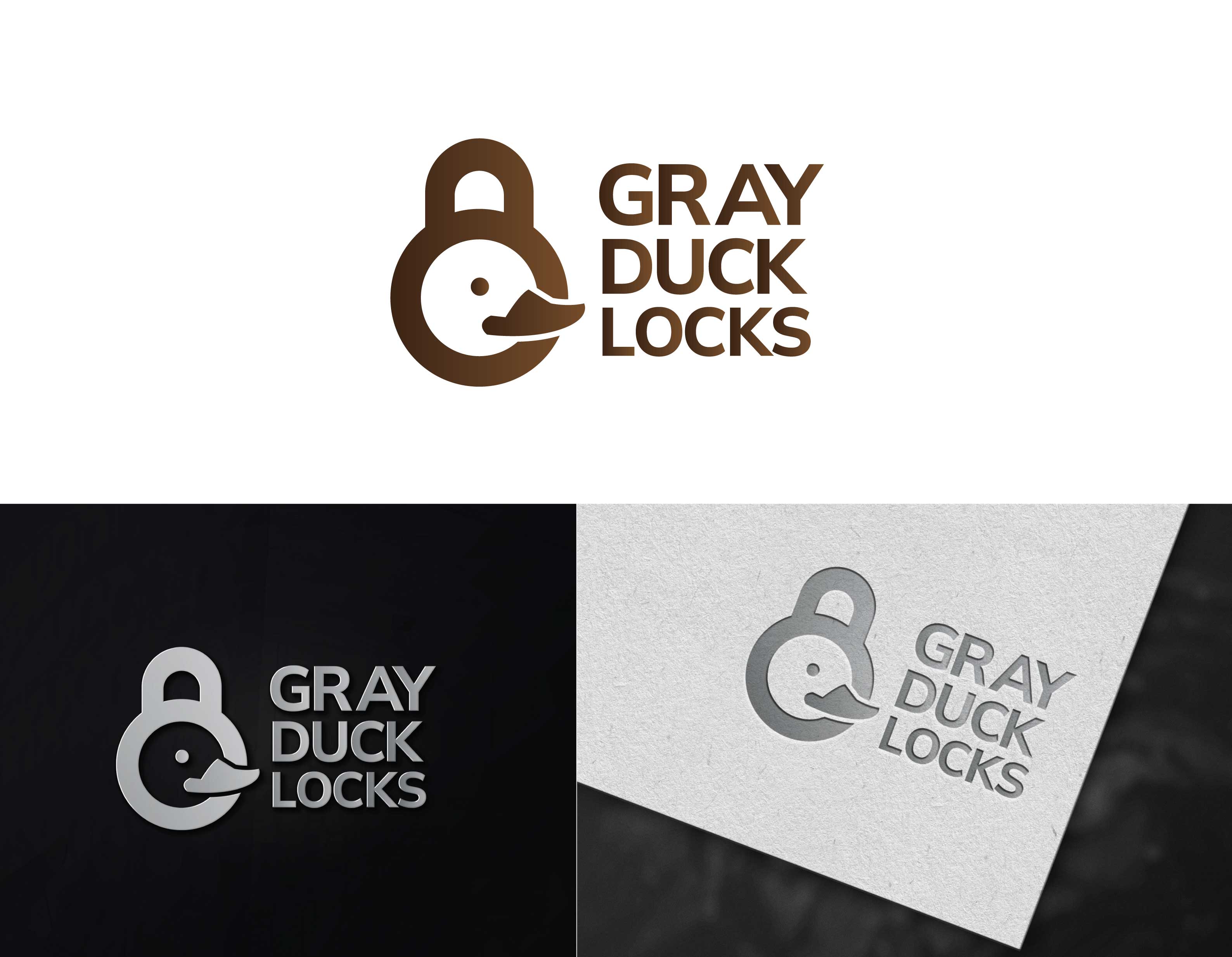 Logo Design by Graphica Studio for Gray Duck Security LLC | Design #28792874