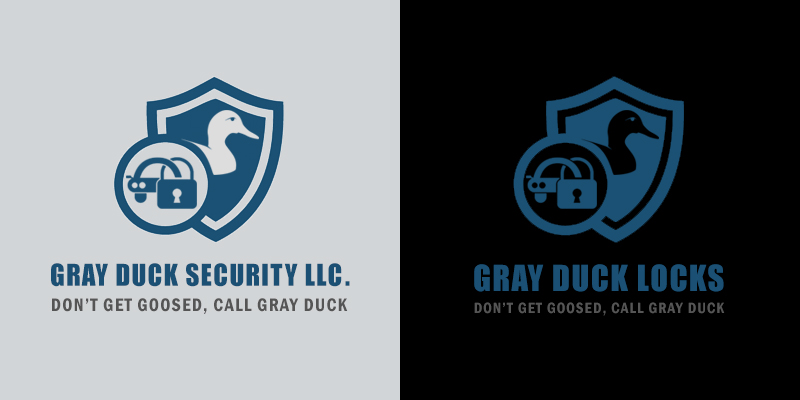 Logo Design by M79 for Gray Duck Security LLC | Design #28740375