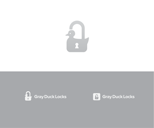 Gray Duck Locks | Logo Design by bluejet