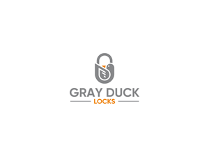 Gray Duck Locks | Logo Design by Atvento Graphics