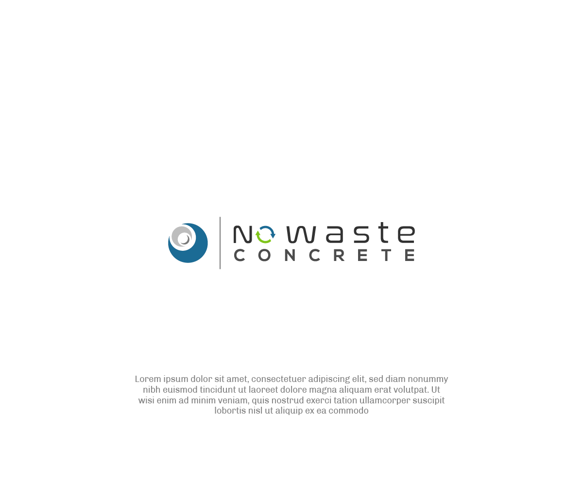 Logo Design by GraphicsJungle for No Waste Concrete  | Design #28713826