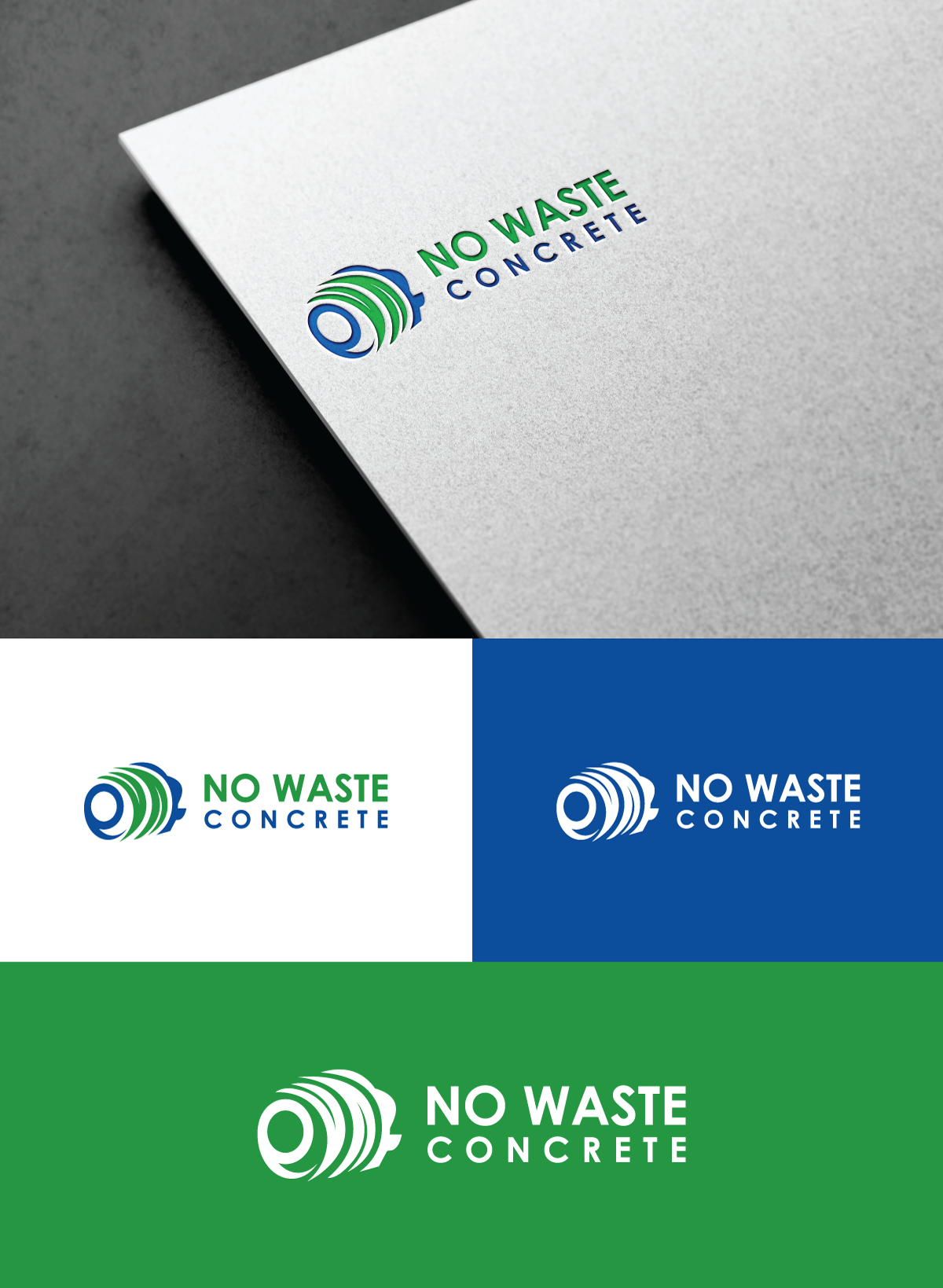 Logo Design by Digi_Design555 for No Waste Concrete  | Design #28720387