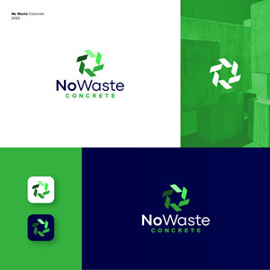 Logo Design by JBalloon Design for No Waste Concrete  | Design: #28720669