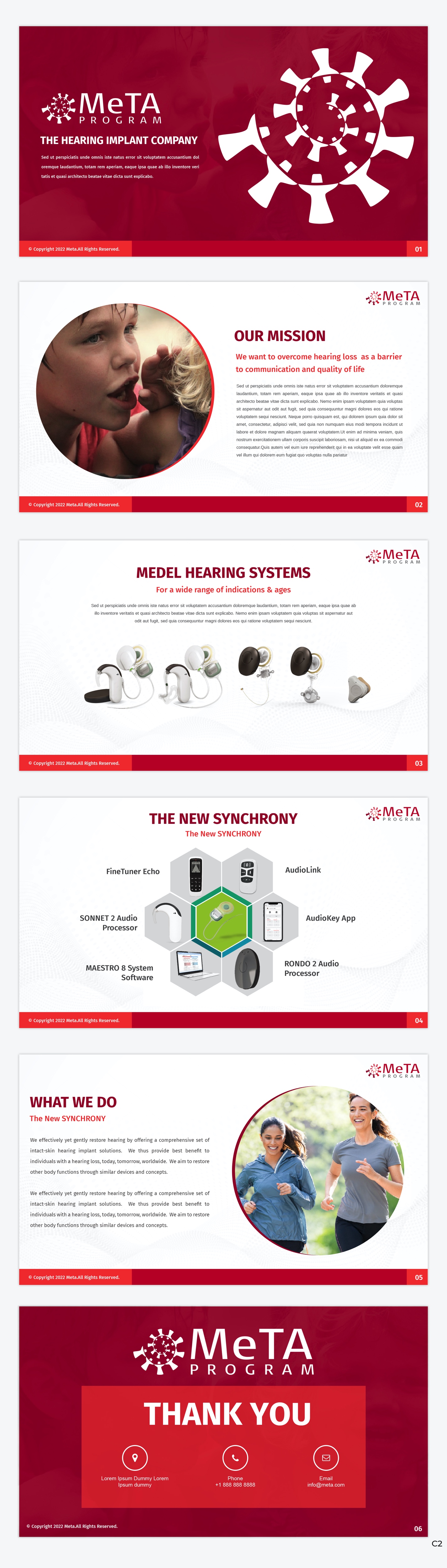 PowerPoint Design by pb for MED-EL Elektromedizinische Geraete Gesellschaft mbH | Design #28799041