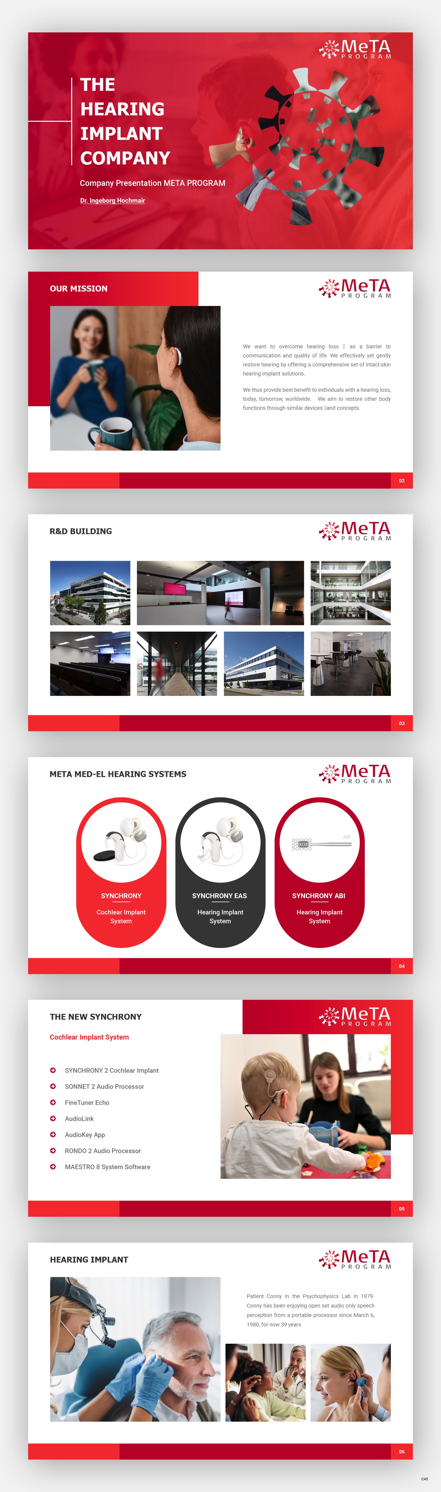 PowerPoint Design by pb for MED-EL Elektromedizinische Geraete Gesellschaft mbH | Design #28799046