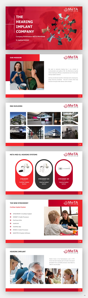 PowerPoint Design by pb for MED-EL Elektromedizinische Geraete Gesellschaft mbH | Design: #28799046