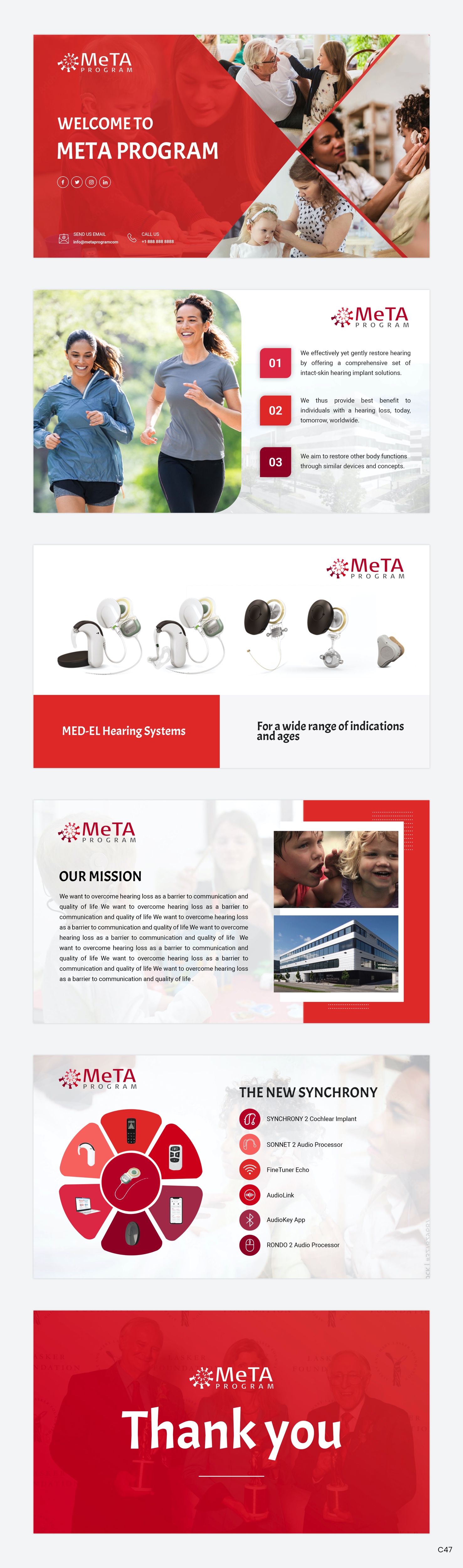 Diseño de PowerPoint por pb para MED-EL Elektromedizinische Geraete Gesellschaft mbH | Diseño #28799047