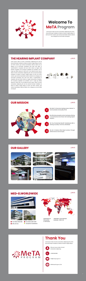 PowerPoint Design by pb for MED-EL Elektromedizinische Geraete Gesellschaft mbH | Design: #28799048