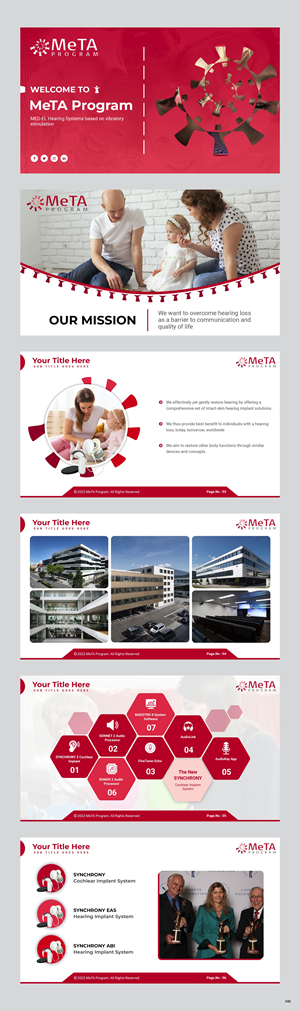 PowerPoint Design by pb for MED-EL Elektromedizinische Geraete Gesellschaft mbH | Design: #28799050