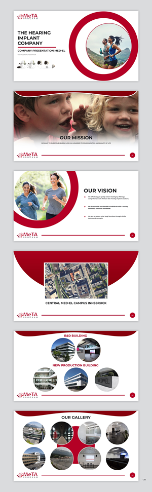 PowerPoint Design by pb for MED-EL Elektromedizinische Geraete Gesellschaft mbH | Design: #28804200
