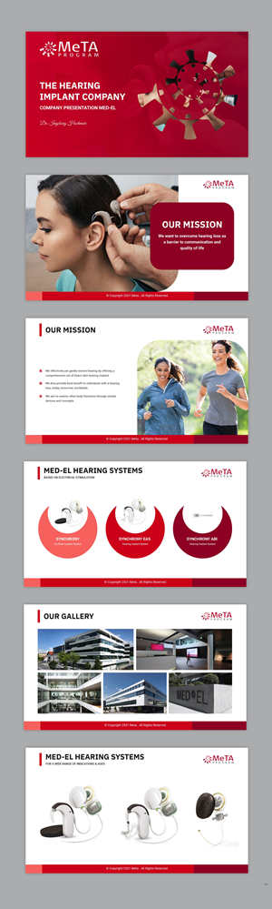PowerPoint Design by pb for MED-EL Elektromedizinische Geraete Gesellschaft mbH | Design: #28804201