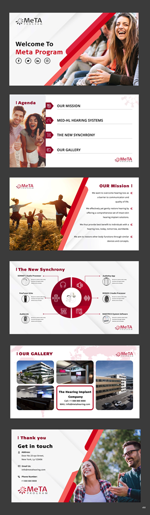 PowerPoint Design by pb for MED-EL Elektromedizinische Geraete Gesellschaft mbH | Design: #28804202