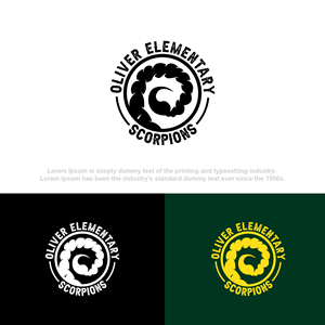 Oliver Elementary Scorpions | Logo-Design von Revolt Team