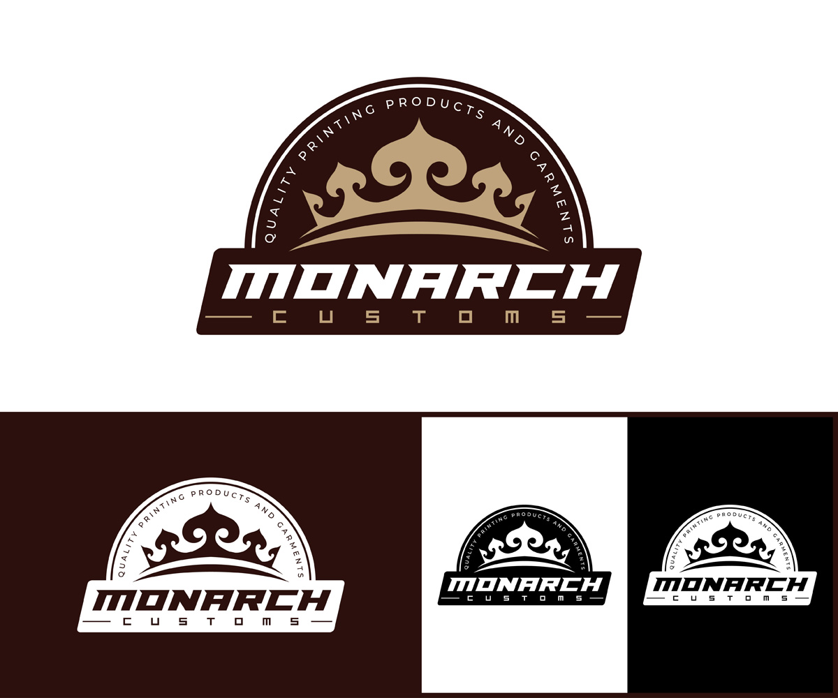 Logo Design by MoonFeather for Monarchcustoms@outlook.com | Design #28705732