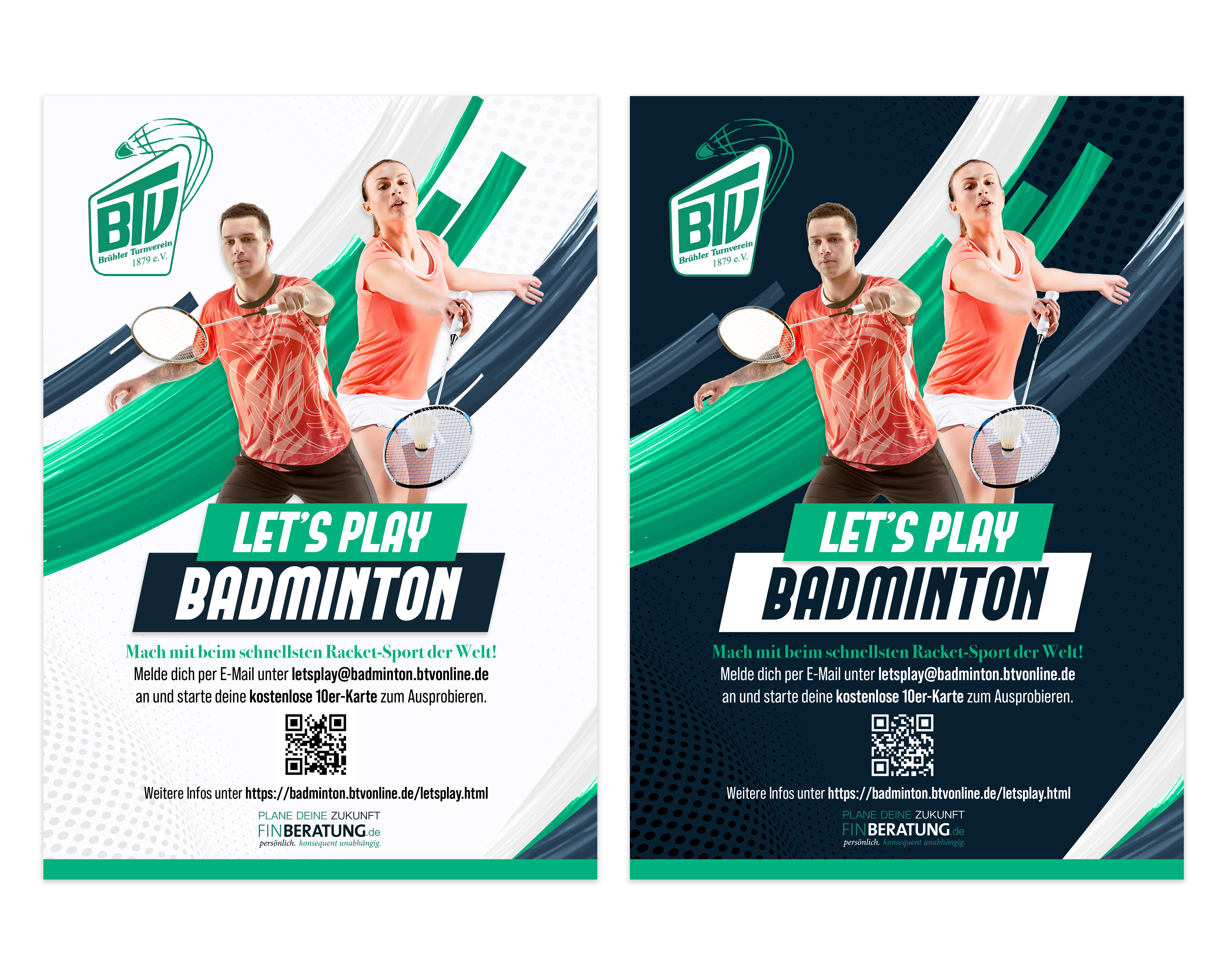 Diseño de Póster por Luniere Designs para Badminton Brühler TV | Diseño #28730819