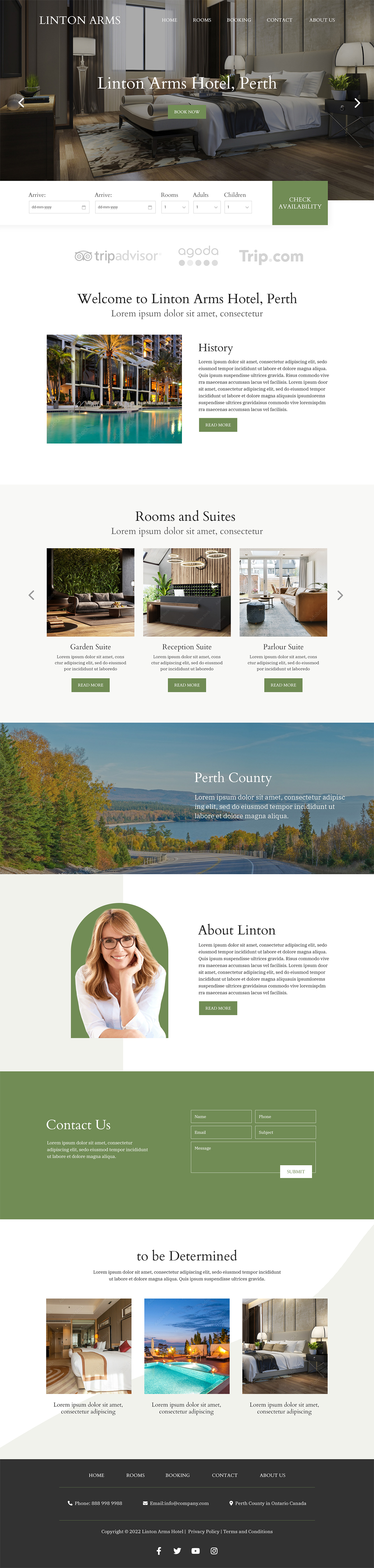 Diseño Web por MAHABA para LINTON ARMS INN | Diseño #28726512