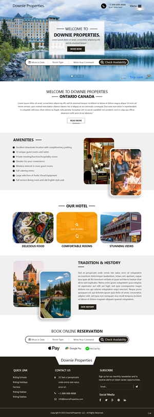 Web-Design von pb für LINTON ARMS INN | Design: #28711707