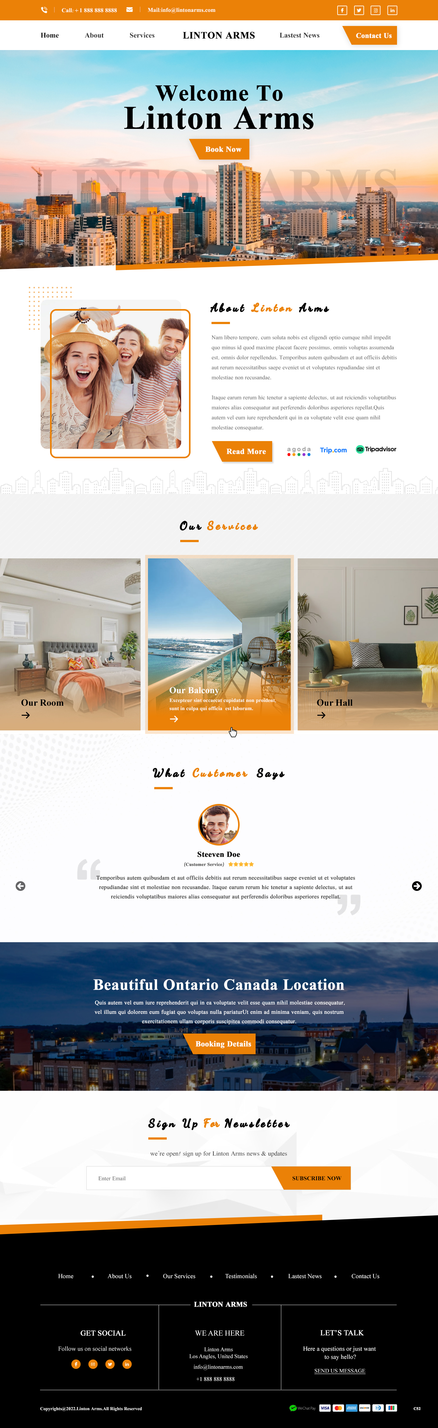 Web-Design von pb für LINTON ARMS INN | Design #28720345