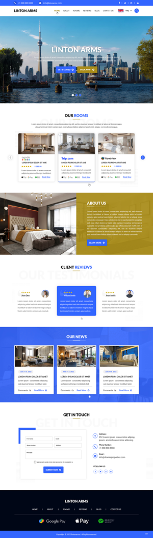 Web-Design von pb für LINTON ARMS INN | Design: #28720346