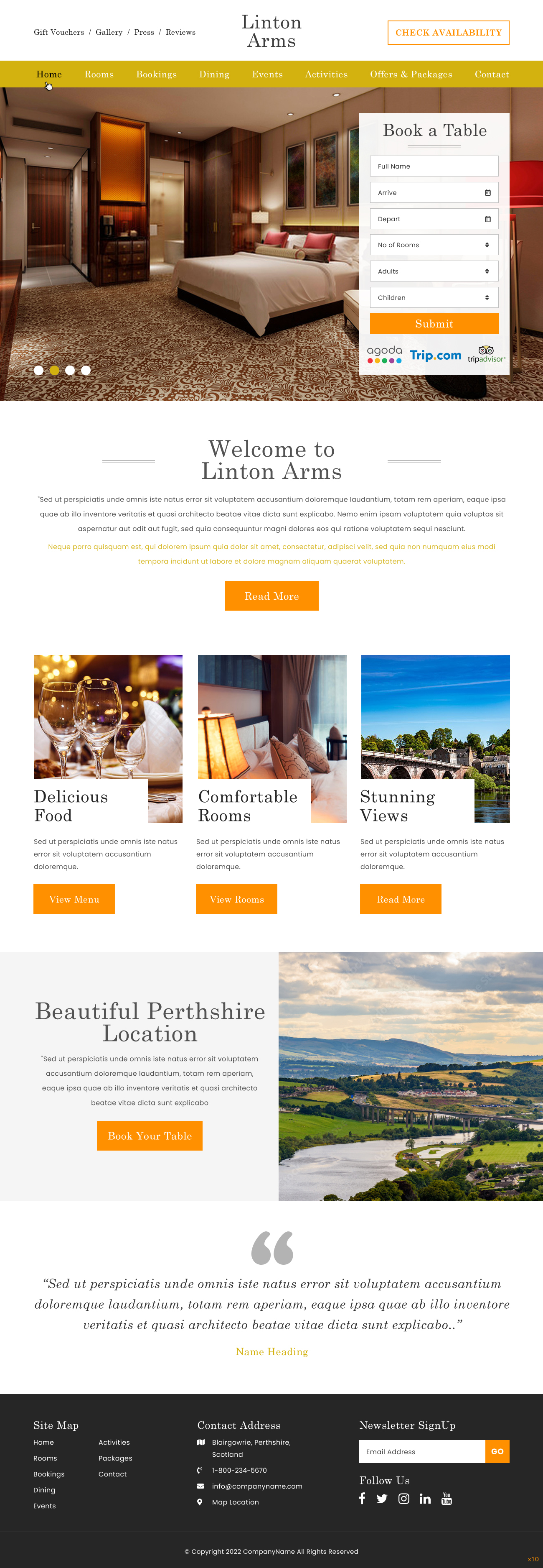 Diseño Web por pb para LINTON ARMS INN | Diseño #28720352
