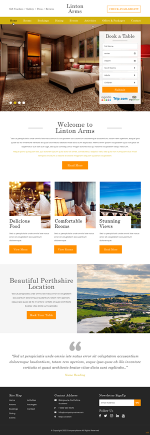 Web-Design von pb für LINTON ARMS INN | Design: #28720352