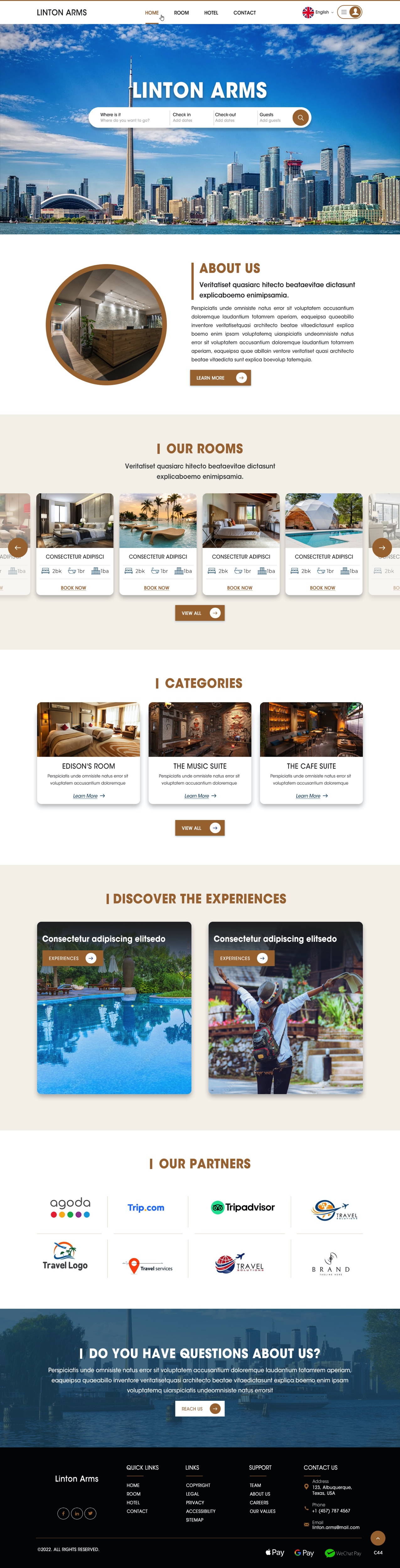 Web-Design von pb für LINTON ARMS INN | Design #28720356