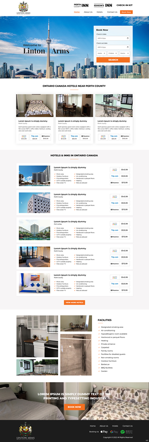 Web-Design von pb für LINTON ARMS INN | Design: #29447599