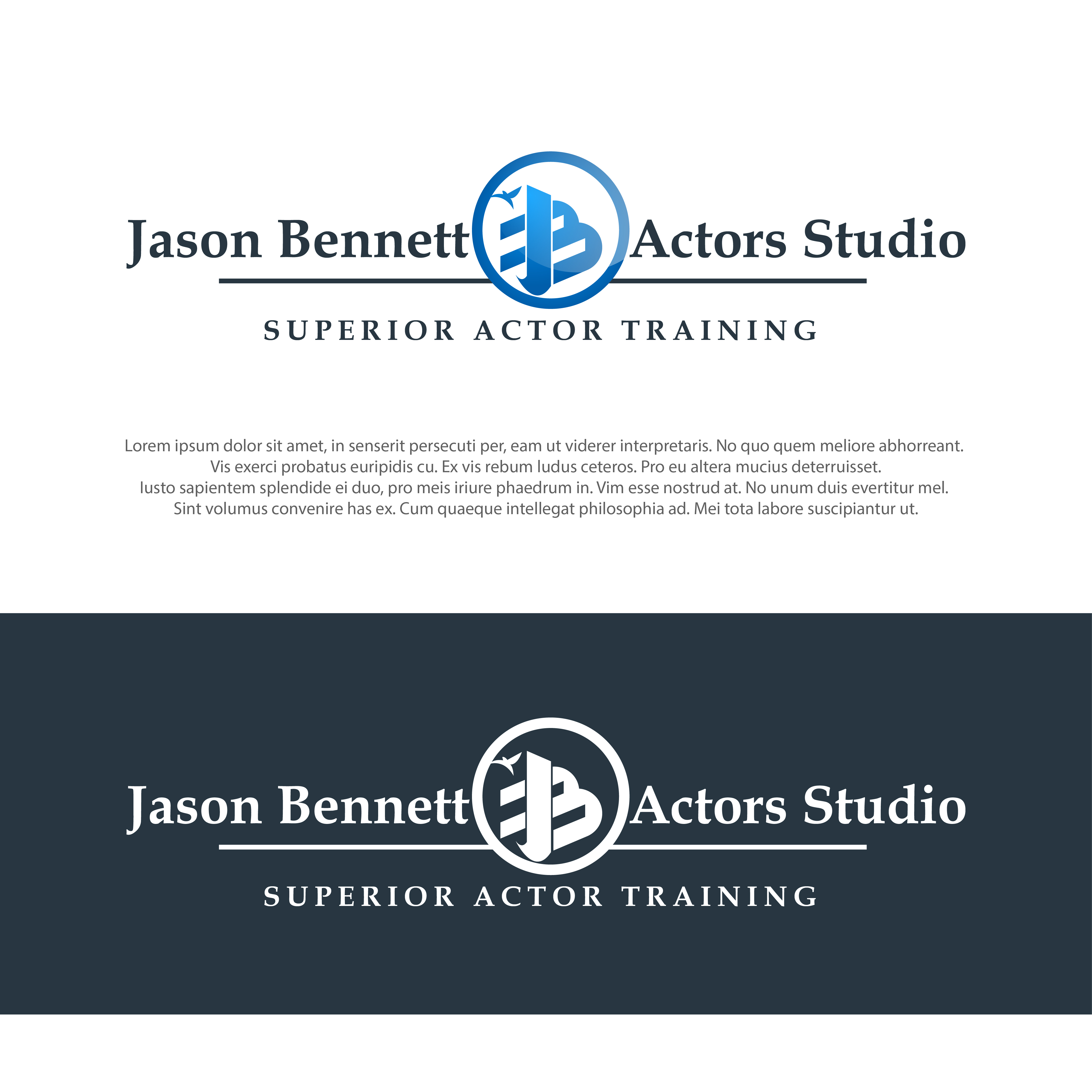 Logo Design by farady for Jason Bennett Actors Studio | Design #28765713