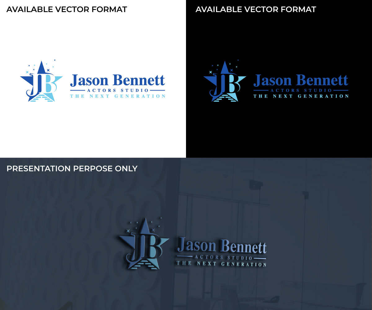 Logo Design by RS_Design for Jason Bennett Actors Studio | Design #28708537