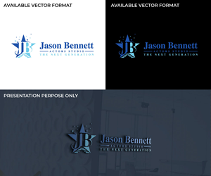 Logo Design by RS_Design for Jason Bennett Actors Studio | Design: #28708537