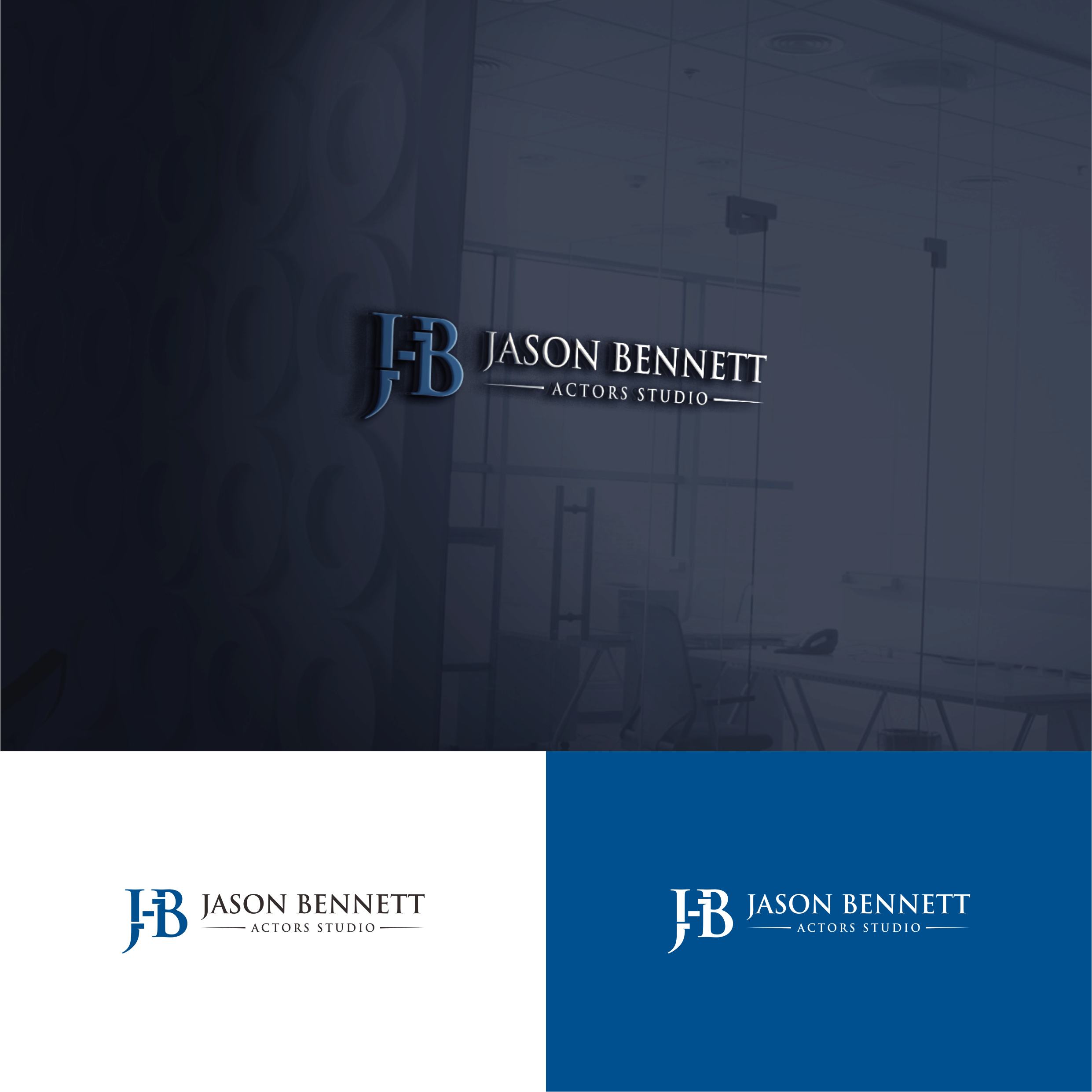 Logo Design by GaThAn99 for Jason Bennett Actors Studio | Design #28754885