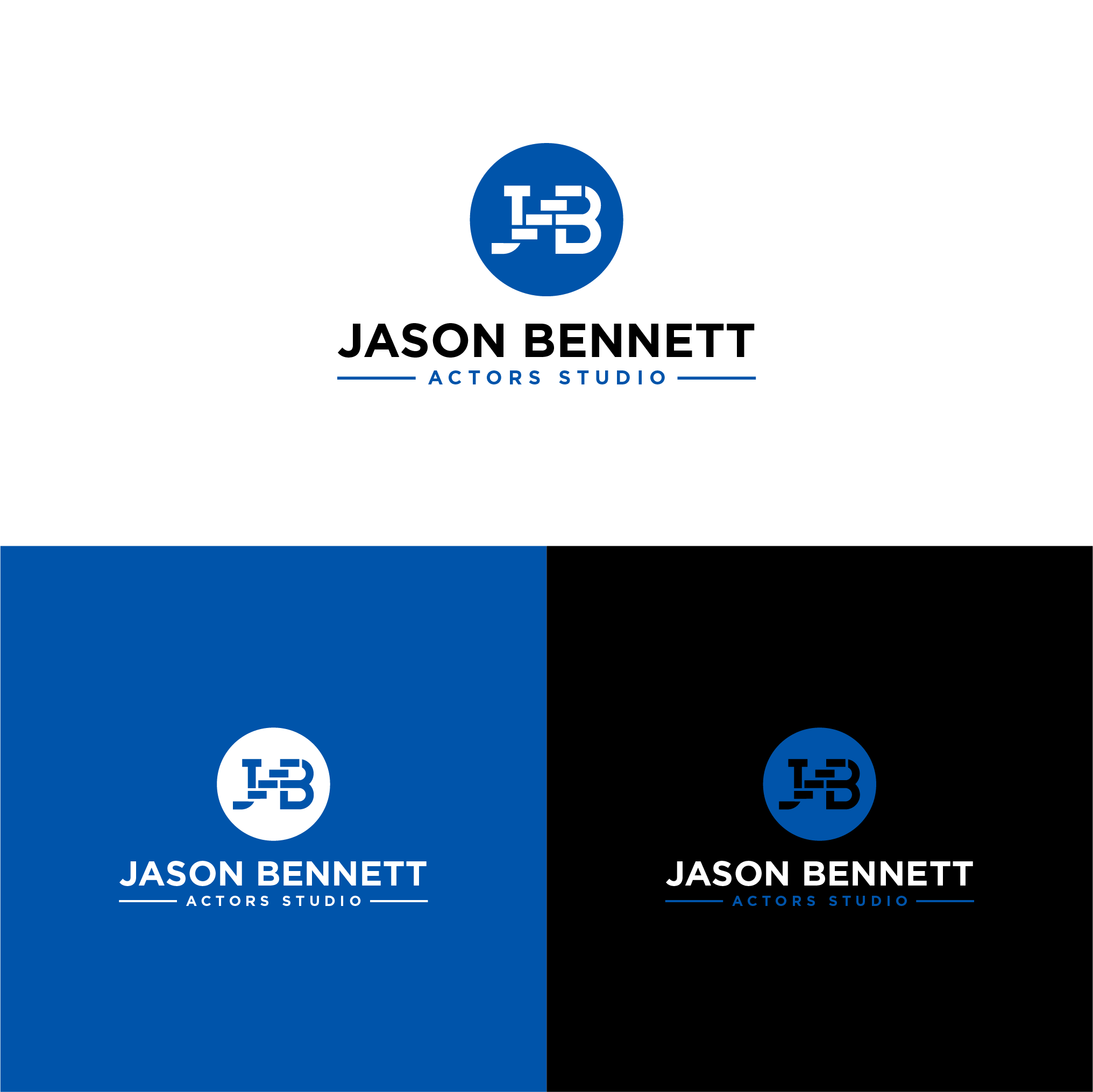 Logo Design by the3kings for Jason Bennett Actors Studio | Design #28750770