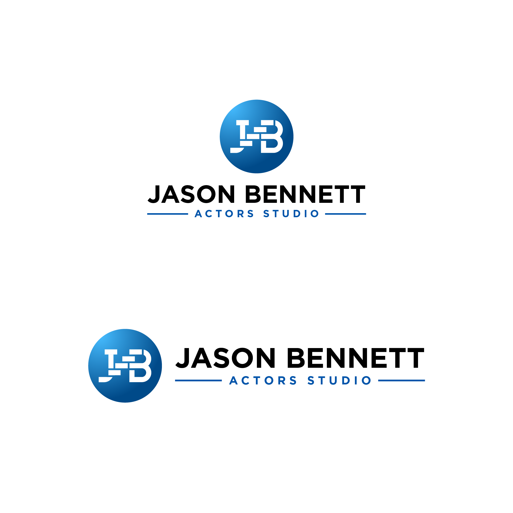 Logo Design by the3kings for Jason Bennett Actors Studio | Design #28750782
