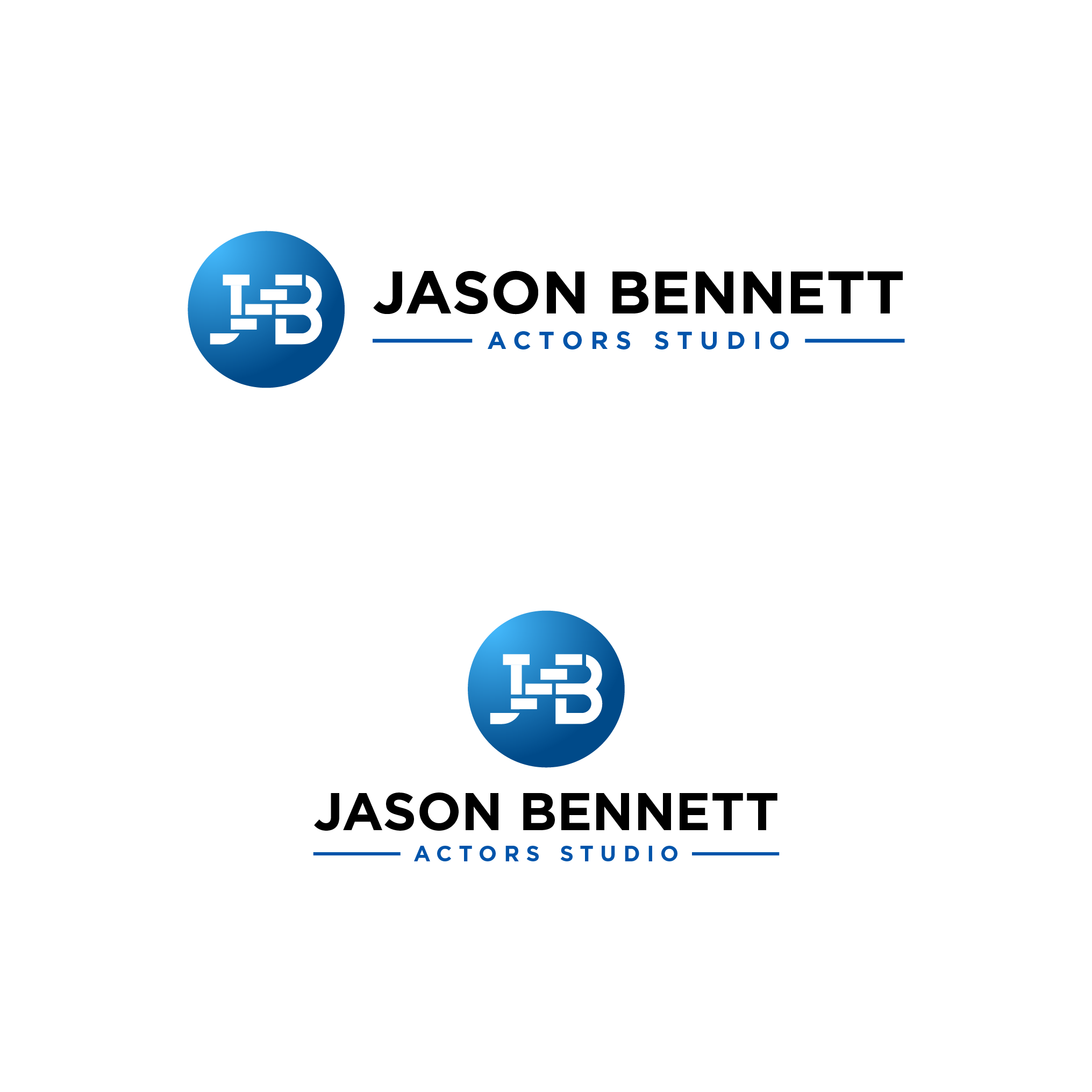 Logo Design by the3kings for Jason Bennett Actors Studio | Design #28754297